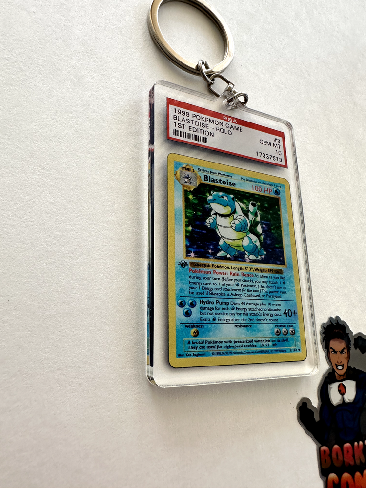 Key Issue Keychains™ - Blastoise - PSA Homage - Pokemon - SALE!!