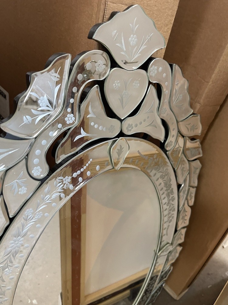 Ernhart Oval Venetian-Style Mirror