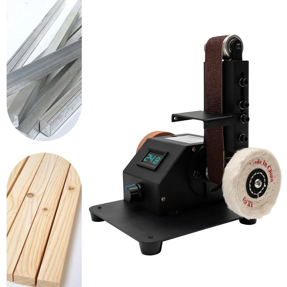 Electric Grinder Belt Sander Polishing Grinding Tool Mini DIY Sharpener Machine
