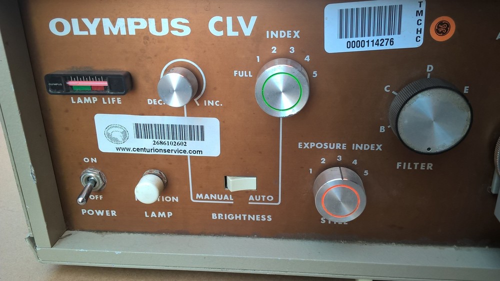 Olympus CLV Cold Light Source Supply with AC10-L adapter installed. original ver