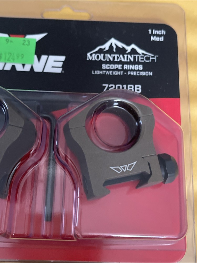Warne 7201bb Bronze Medium Scope Rings! ( H2 )