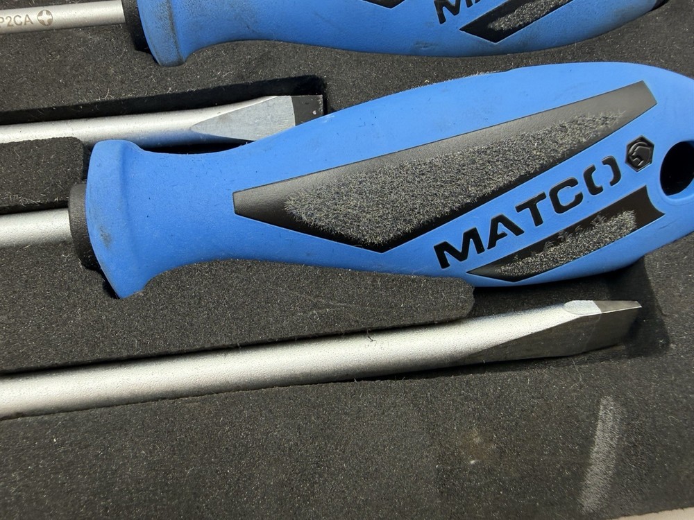 Matco SSPCB10C 10 Piece Top Torque II Screwdriver Set Blue - NICE