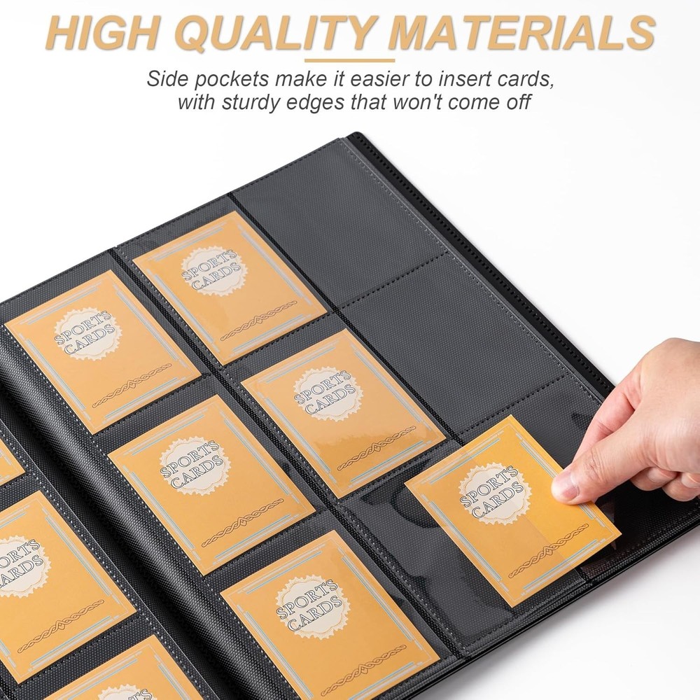 Sideloader Binder Holds 360 Sideloaders 9 Pocket Side Loader Binders with Sleeve