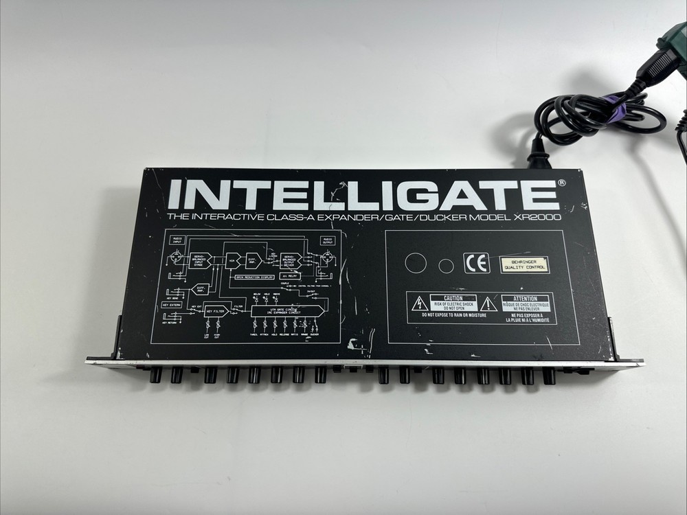 Behringer Intelligate XR2000 2-Ch Interactive Class-A Expander Gate Ducker