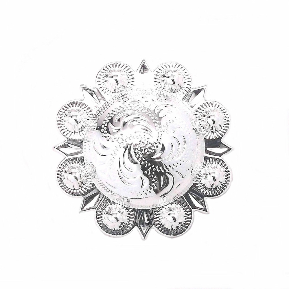 Berry Concho Silver Screw Back 3/4" 7863-02