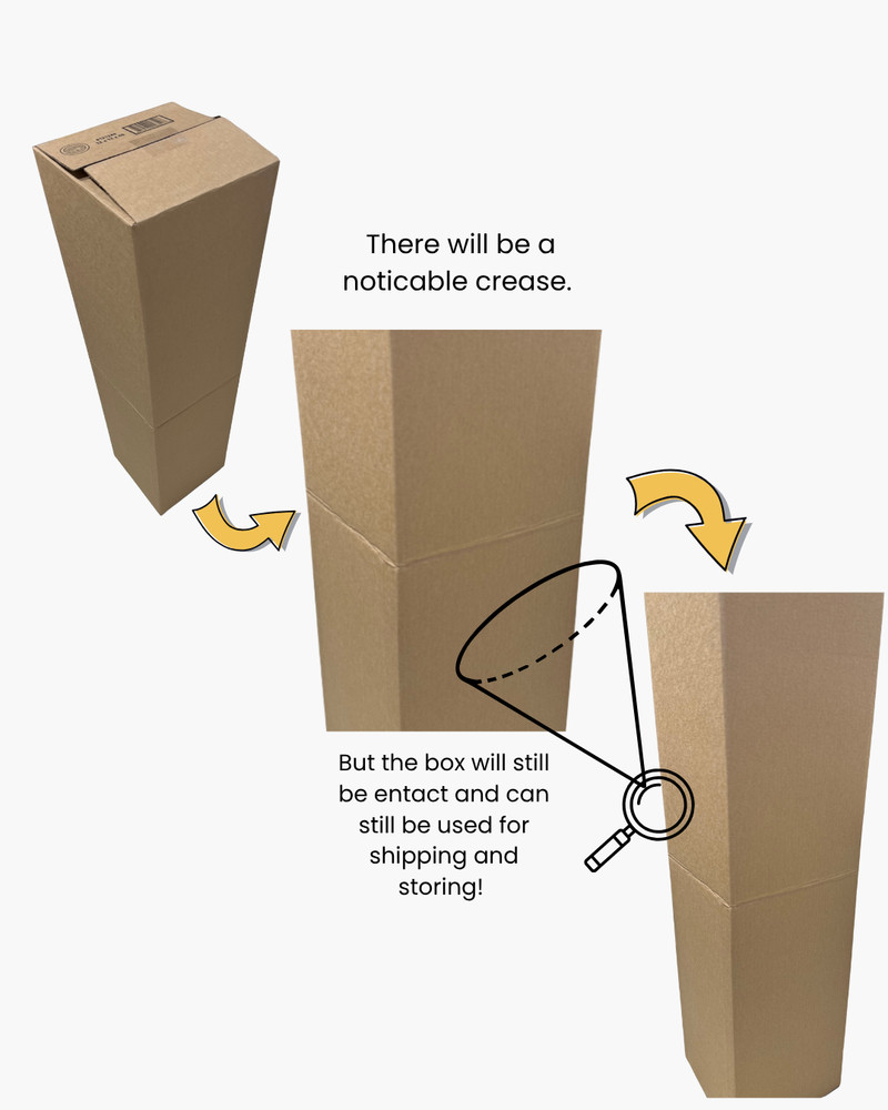 8x8x48 Shipping and Packing Box (2 Pack)