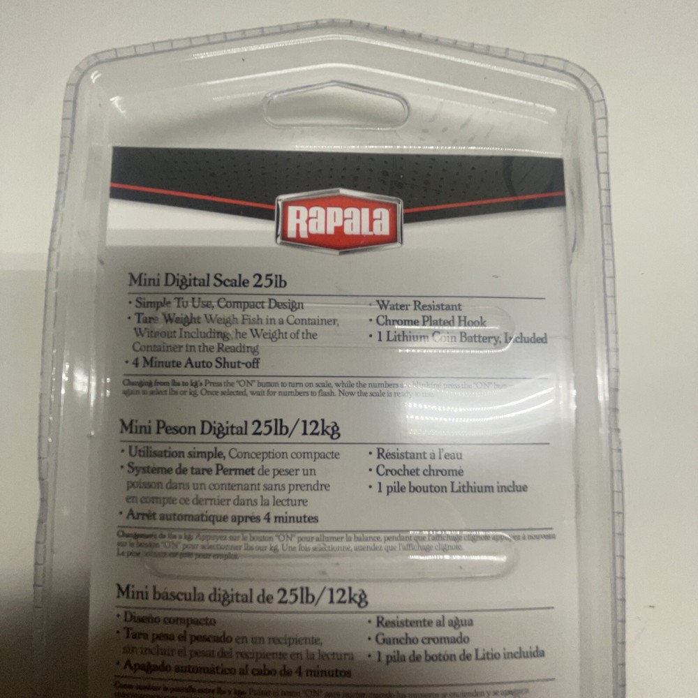 Rapala 25lb Mini Scale & Fish Gripper Combo RTC-MSFG