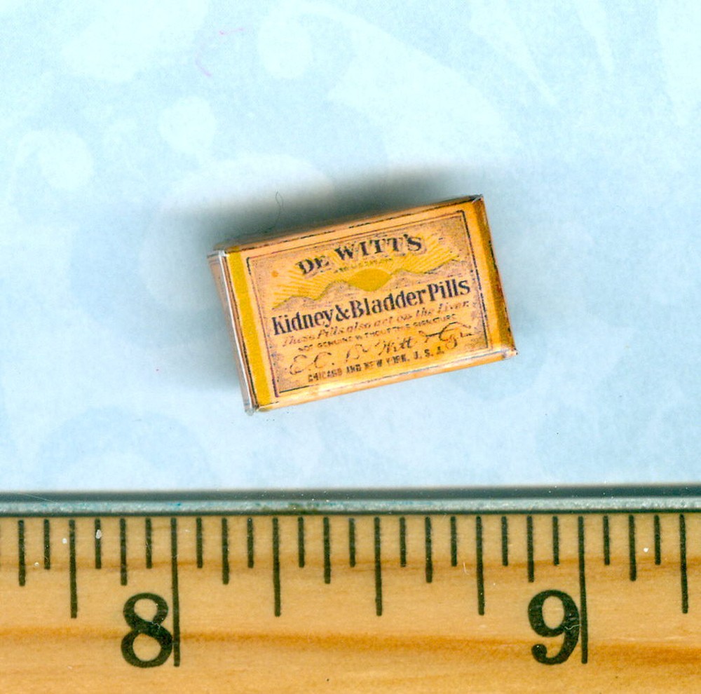 Dollhouse Miniature Size VICTORIAN Kidney & Bladder Box