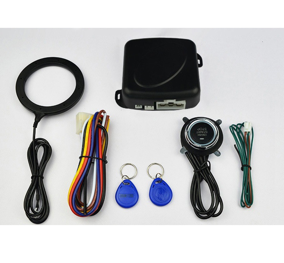 Car Ignition Switch 12v RFID Engine Start Push Button Keyless Entry Starter Kit
