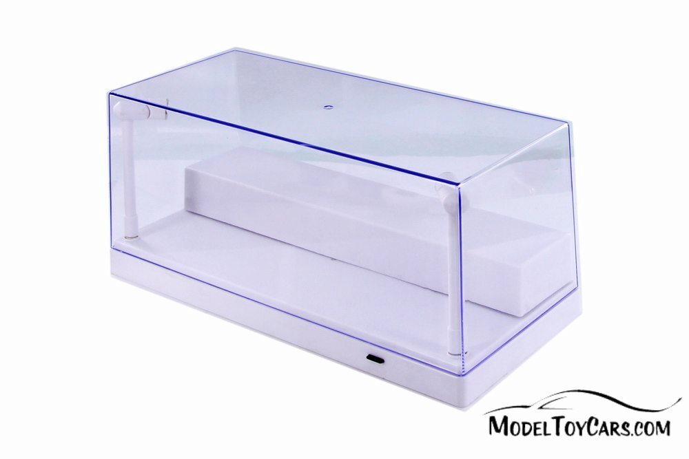 ACRYLIC LED DISPLAY CASE WITH REMOVABLE RISER 9902W 1/24 DIECAST ACCESSORY