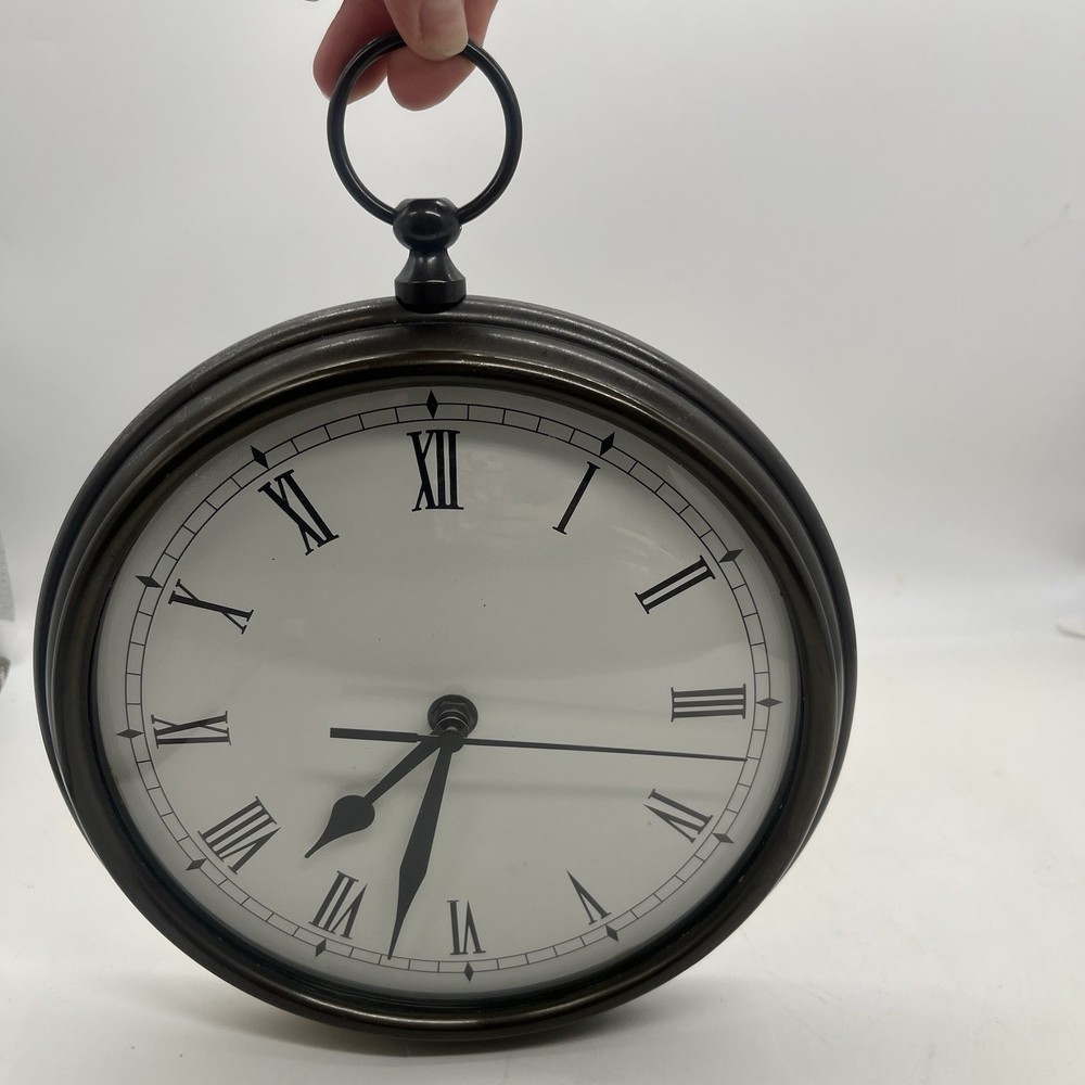 Pottery Barn Pocket Watch Style Hanging Table Clock - Untested