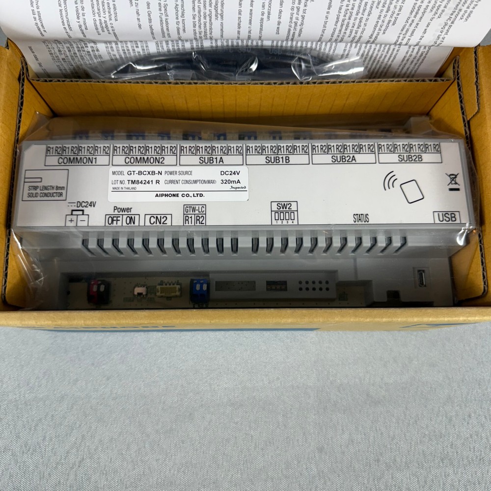 Aiphone GT-BCXB-N Intercom System Expanded Audio Control Unit GT Series New NIB