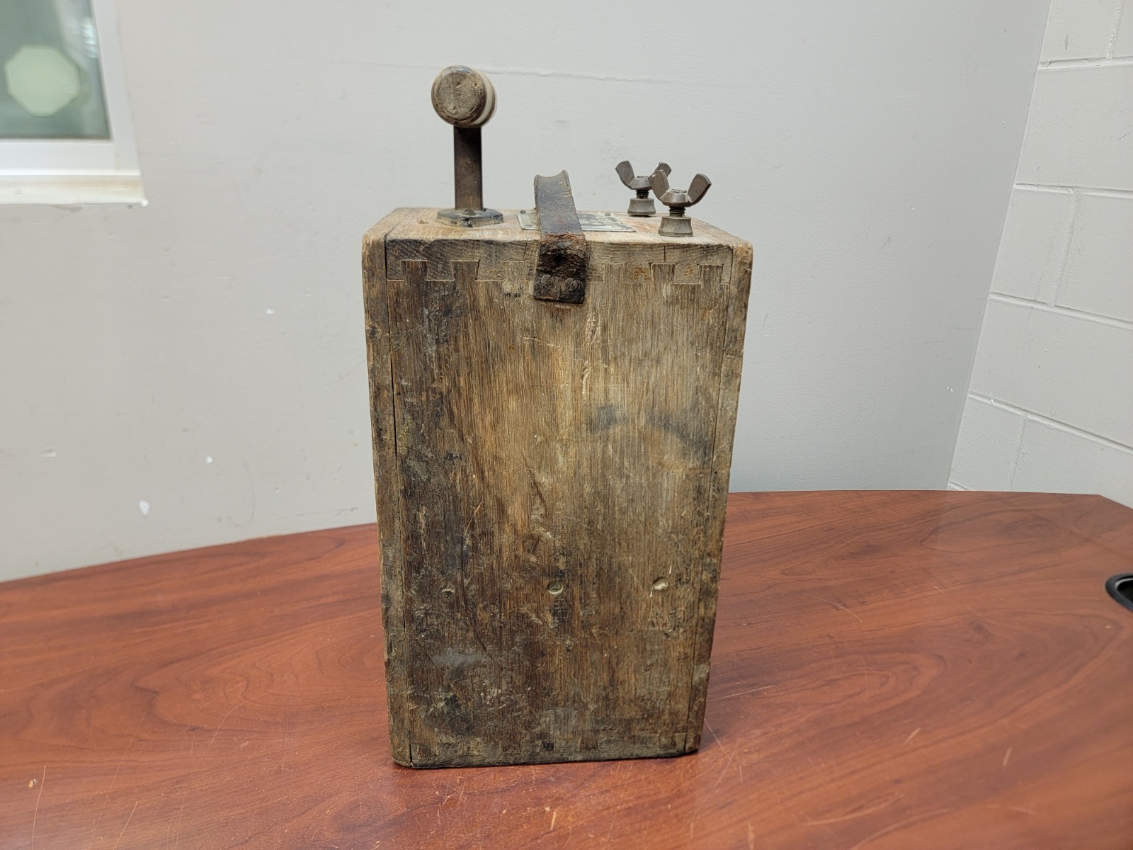 Antique ATLAS Dynamite Blasting Machine No. 3-50 Mining Detonator Plunger Box