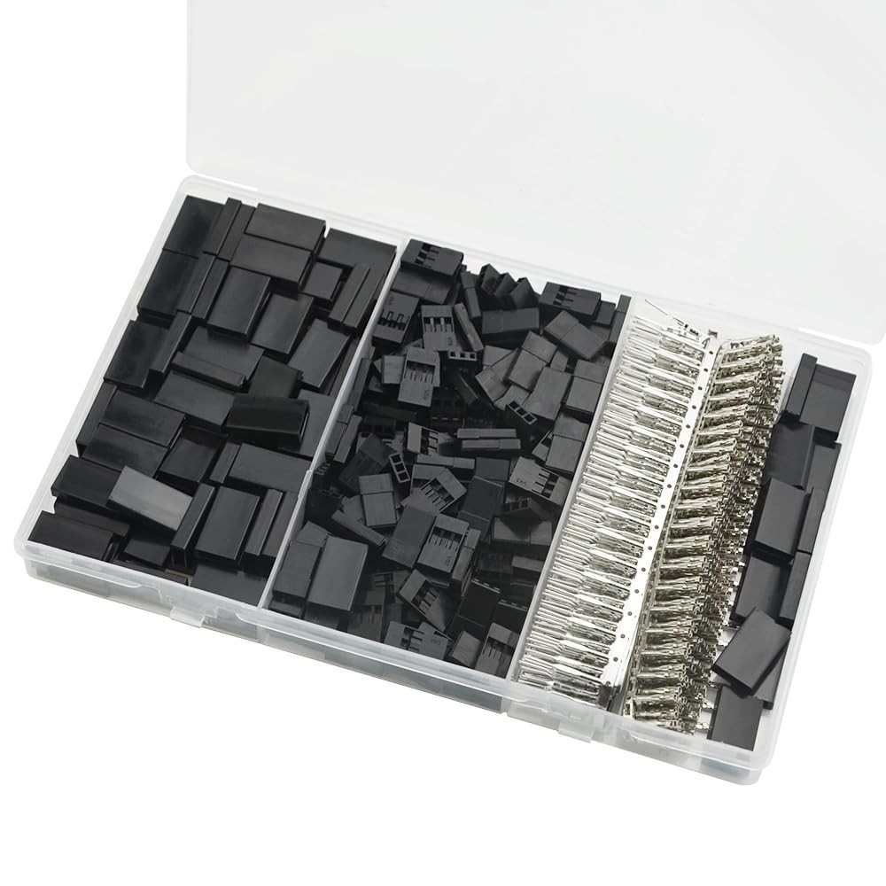 Universal 900 PCS Servo Cable Connector Set: Crimp Pin Kit for Easy Projects