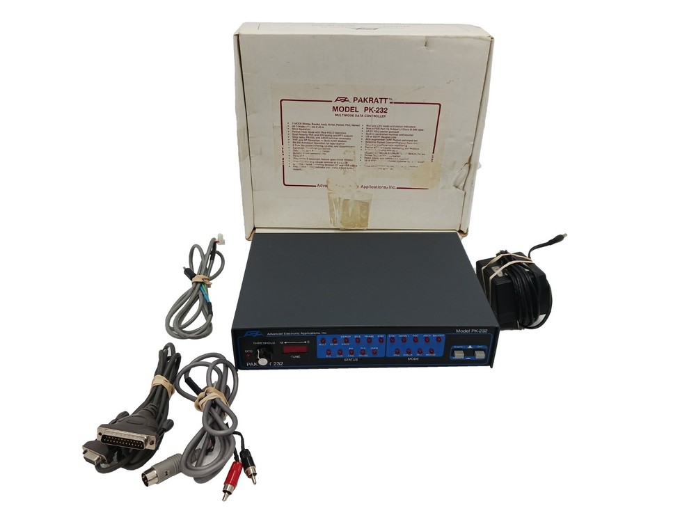 AEA PAKRATT PK-232 Multimode Data TNC Data Controller Packet Radio - WORKS