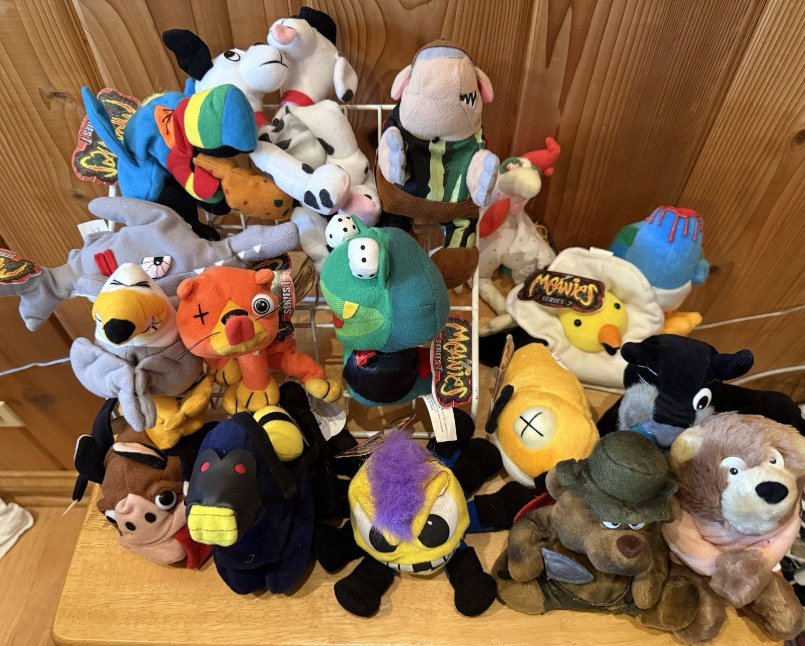 Meanies Plush Lot Of 17 Series 1 &2