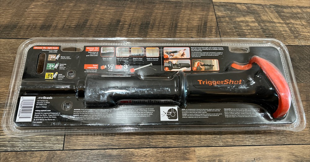 ✅Ramset 40066 Trigger Activated .22 Caliber Powder Actuated Tool Single Shot✔️
