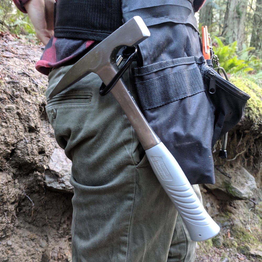 32oz Geology Rock Pick Hammer Ergonomic Handle Mining Tool