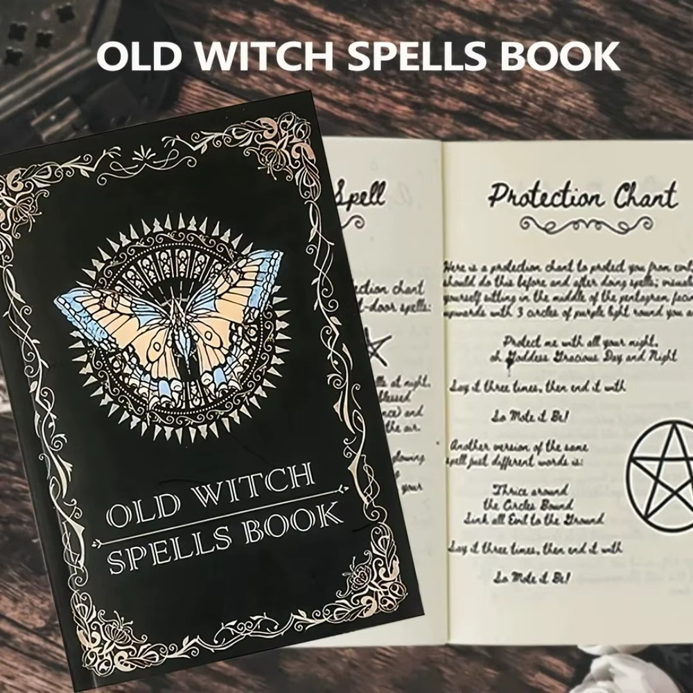 Old Witch Spell Book Spellbook Bundle Spells Witchcraft Magic Witch Wizard