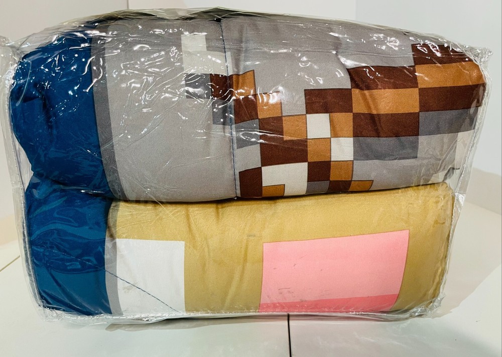 MINECRAFT TWIN/FULL 2 PIECE COMFORTER SET Reversible NEW NEVER OPENED PillowSham
