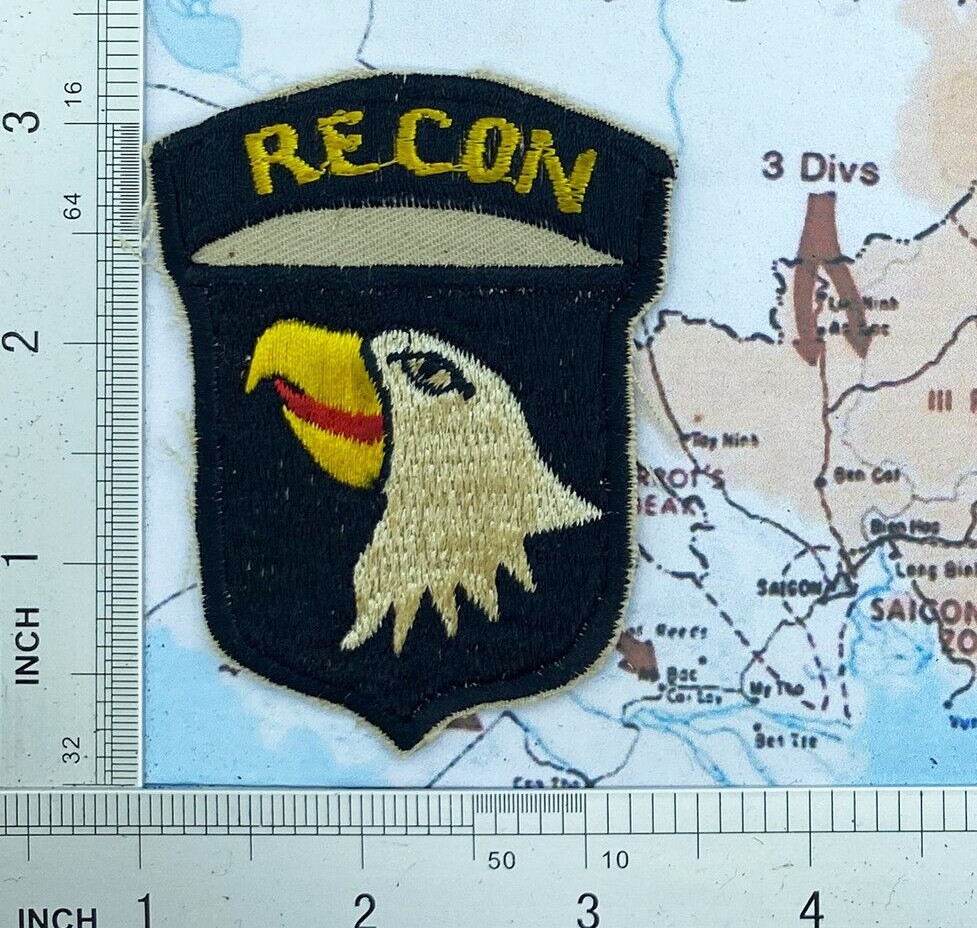 Patch , recon , 101st Airborne Divison patch , 101st , Vietnam war patch , t4-47