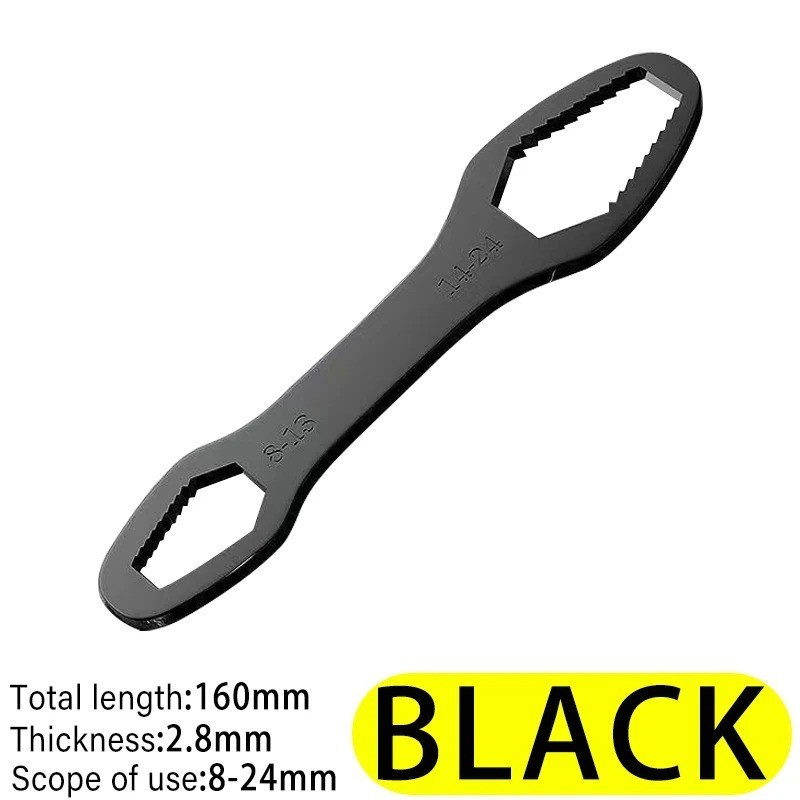8-24mm Universal Torx Wrench Self-tightening Adjustable Both Ends Spanner Tools