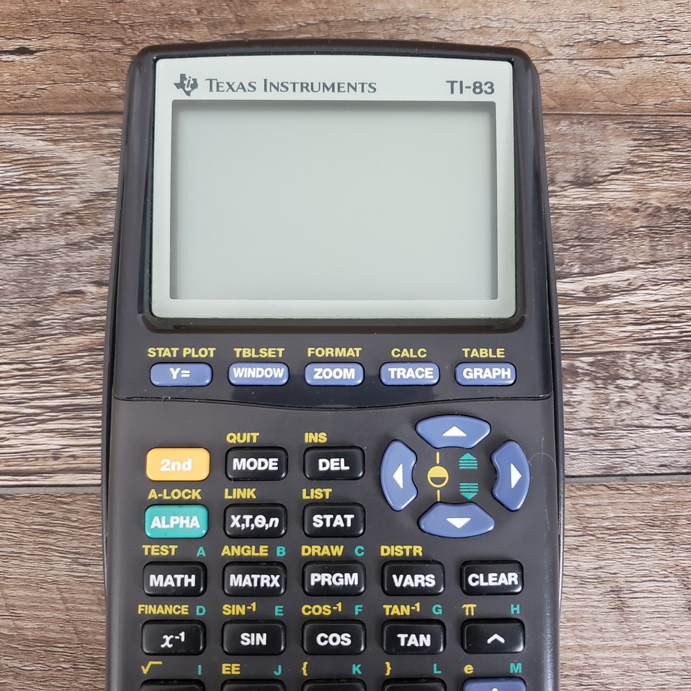 Texas Instruments TI-83 Plus Graphing Calculator Case Tested Works