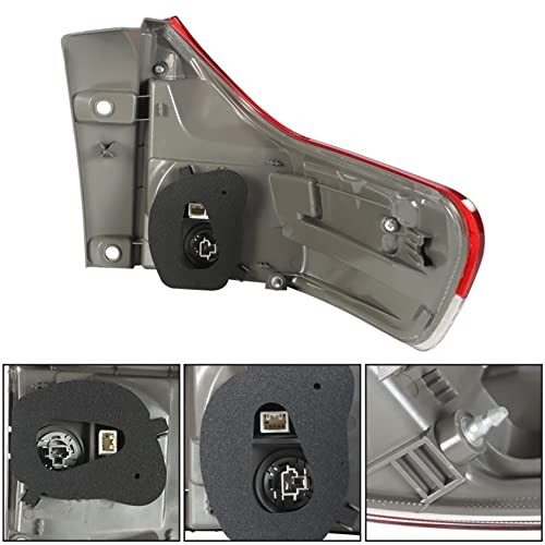 Outer Rear Left Tail Light Assembly Replacement for Sienna Driver Side Outer