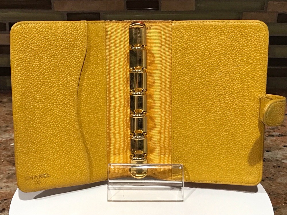 CHANEL CC Caviar Leather Agenda