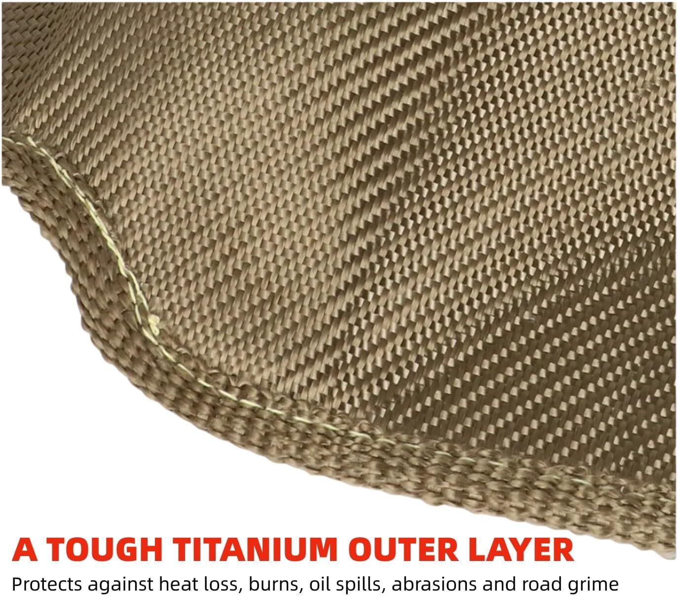 BSTFLEX Titanium Turbo Blanket for MINI Cooper S R55 R56 R57 R58 R59 R60 R61