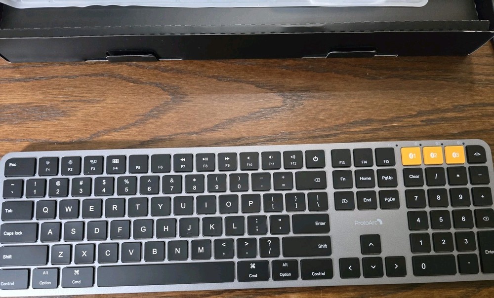 ProtoArc KM100-A Backlit Bluetooth Keyboard and Mouse Combo for Mac