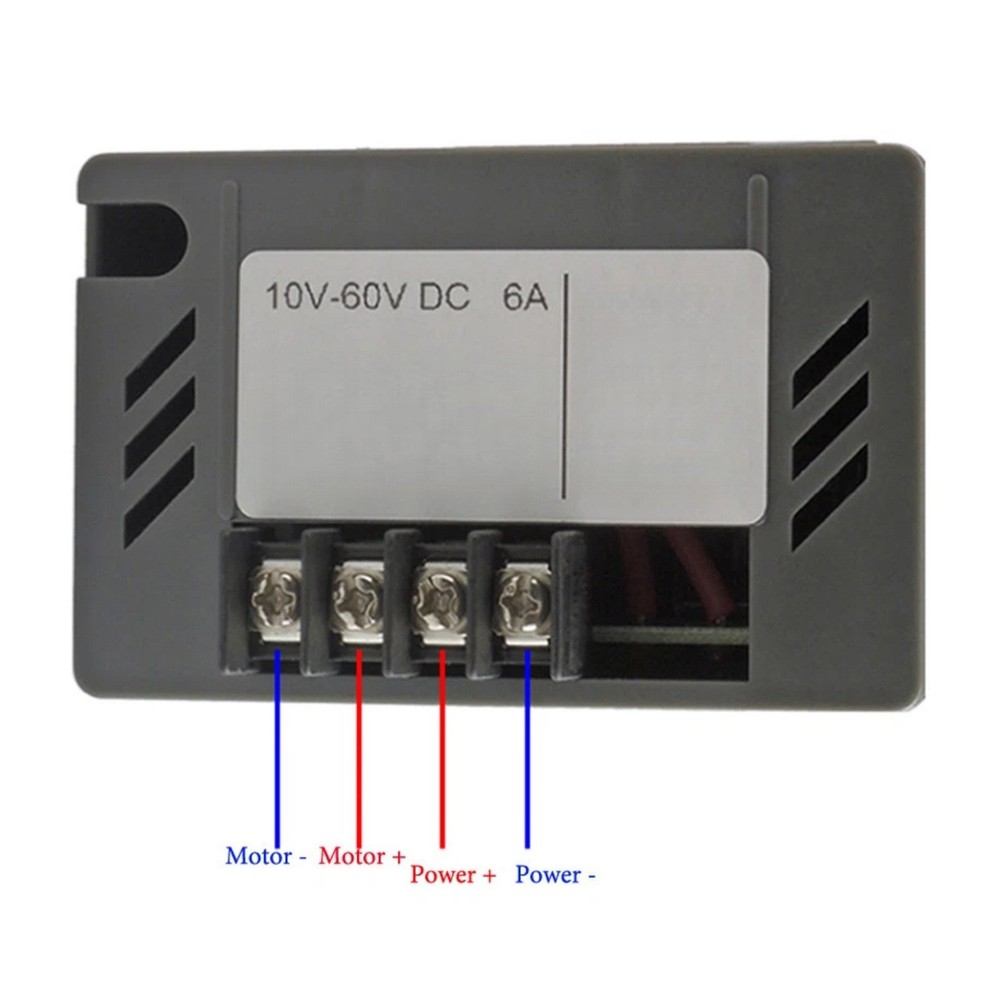 PWM Speed Controller DC Motor 10-60V 6A Reversible Regulator Switch Device