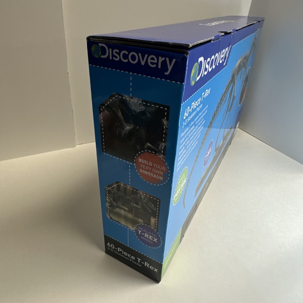 Discovery 60 Piece T-Rex 3D Puzzle New