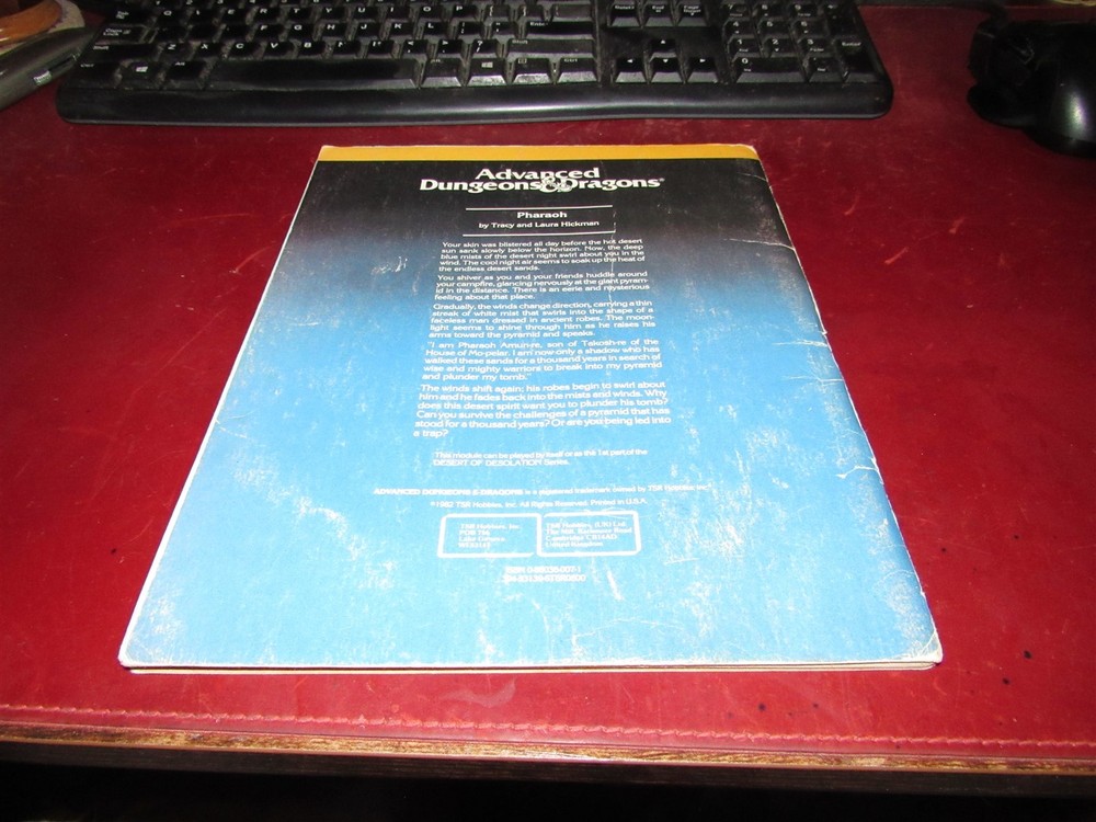 TSR AD&D: Module I3: Pharaoh