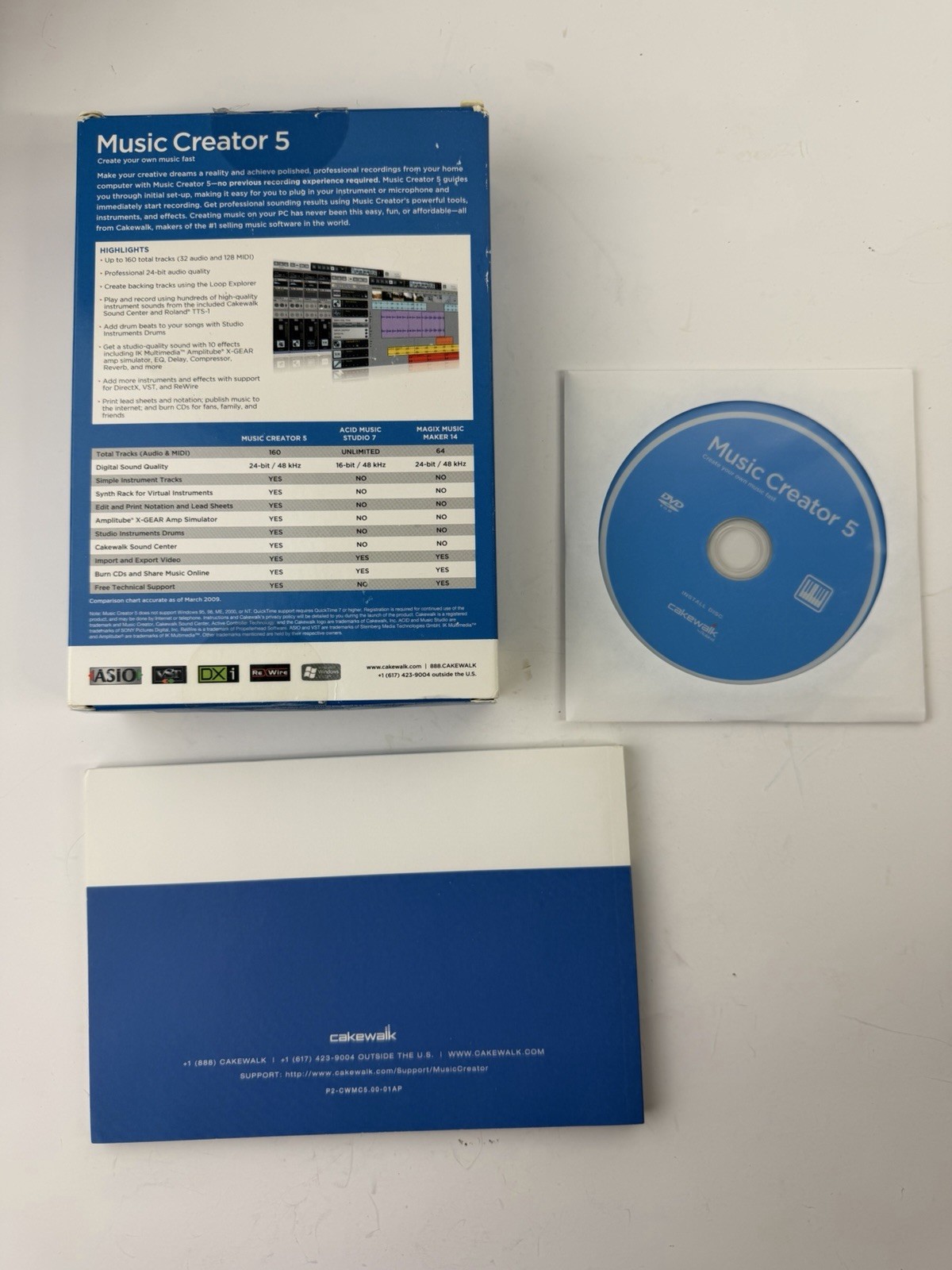 Music Creator 5 / Cakewalk By Roland PC Home Recording Software