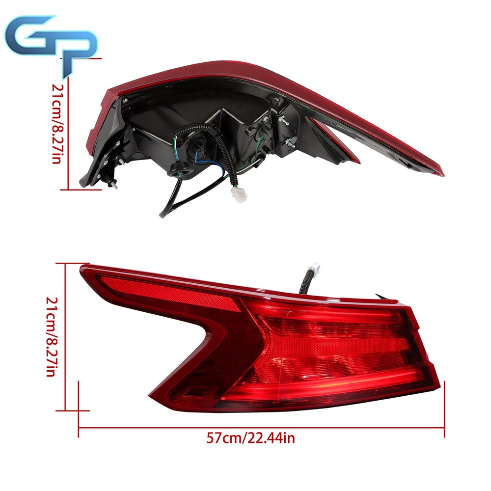 Driver Left Side Outer Tail Light Assembly Lamp For Nissan Maxima 2016 2017 2018