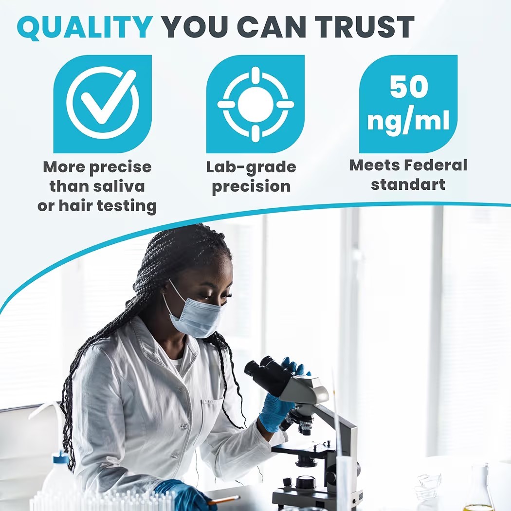 THC Urine Drug Test Strips For Marijuana 15 Test Strips 50ng/ml Cutoff Level