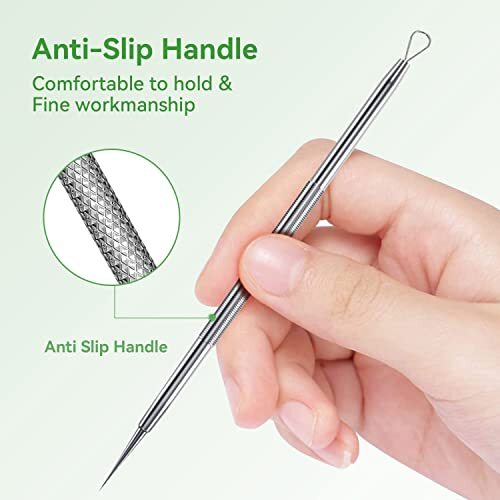Pimple Popper Tool Kit,Blackhead Remover Tool 5 Pcs Blackhead Extractor Tool