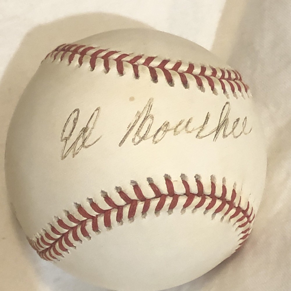 Ed Bouchee Cubs Mets Phillies Autographed Signed ONL Baseball