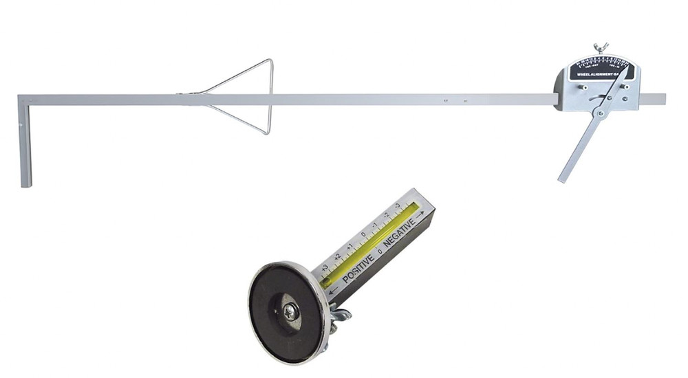 Wheel Alignment Front End Toe Gauge with Magnetic Strut Alignment Level Tool