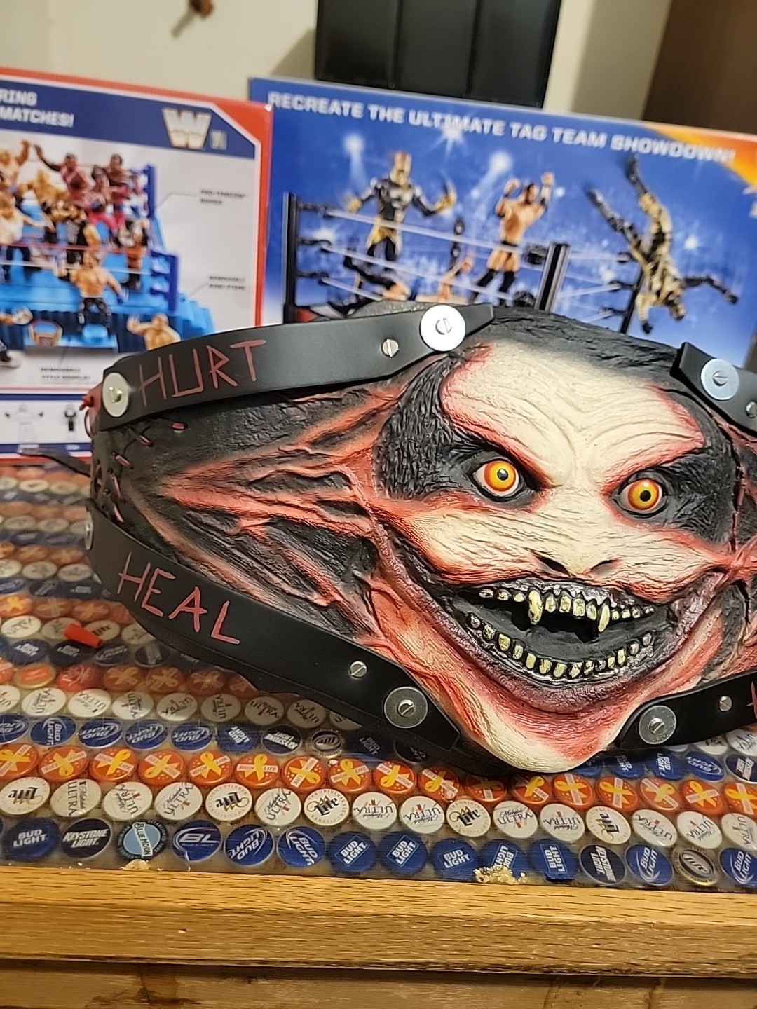 WWE OFFICIAL AUTHENTC REPLICA THE FIEND BRAY WYATT WORLD TITLE BELT