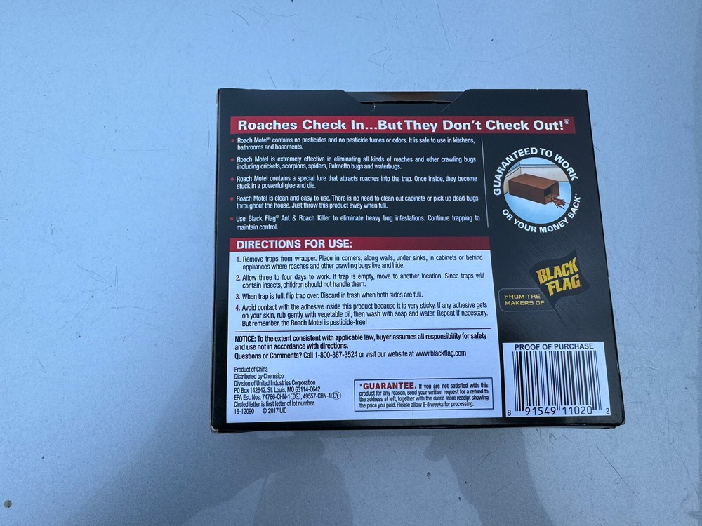 Black Flag Roach Motel Traps, 2-Count, 1-Pack