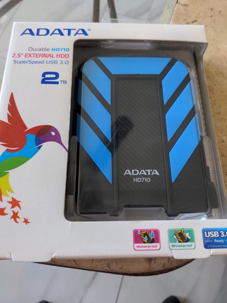 Adata Durable HD 710 2.5 In External HDD 2 TB New.