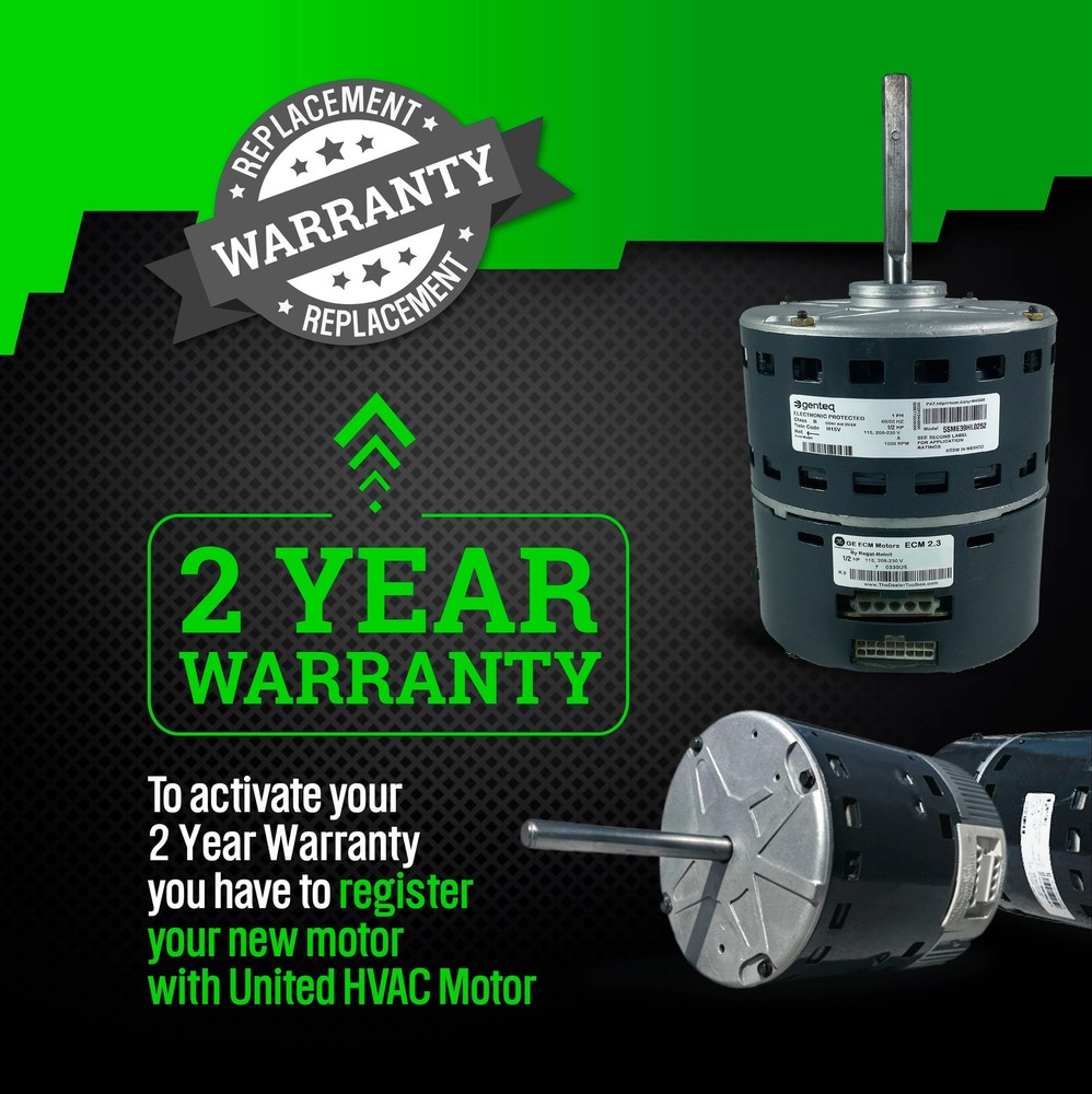 KeepRite FXM4X4800AL3 Blower Motor X13 3/4 HP