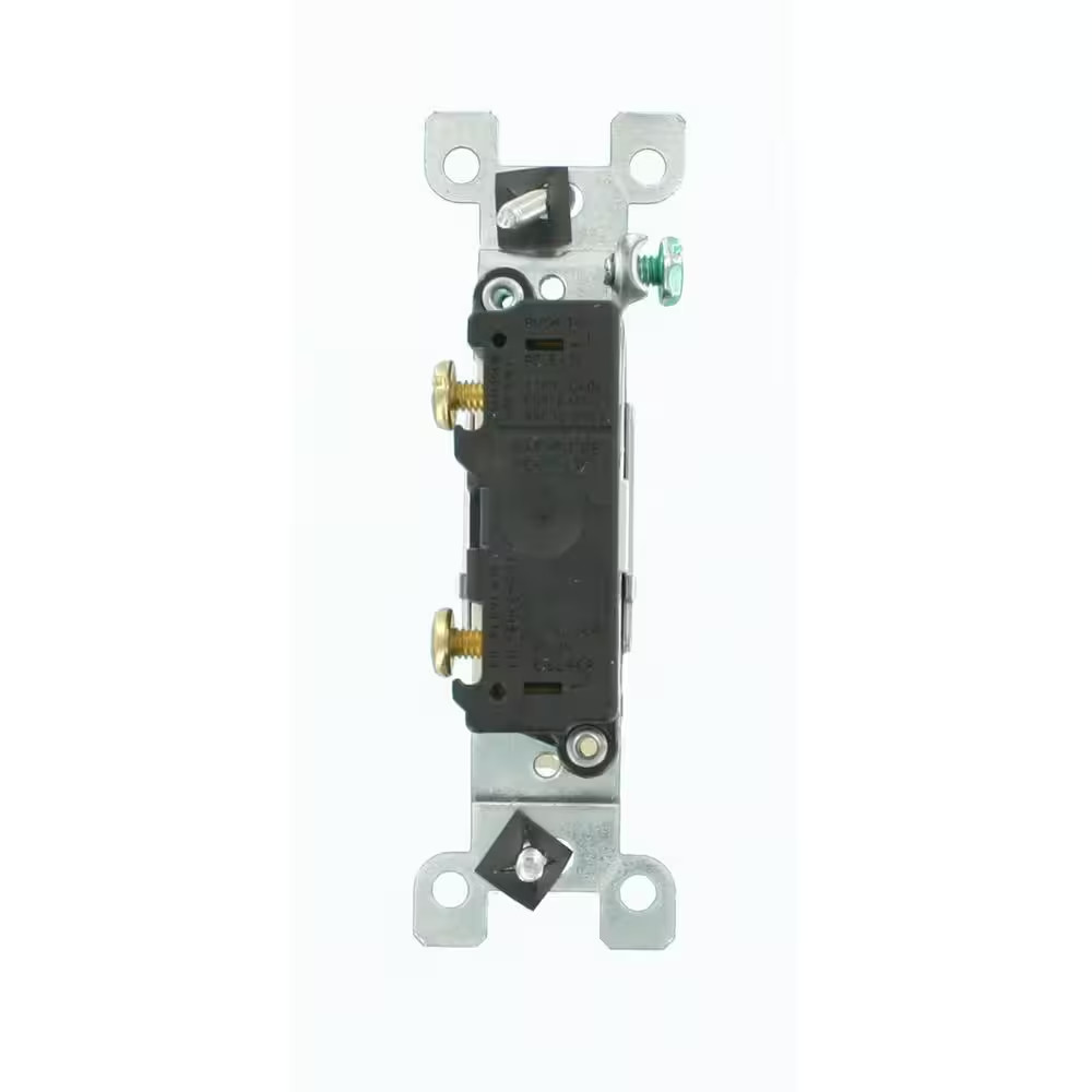 15 Amp Single-Pole Switch, White (10-Pack) 1451-2WM