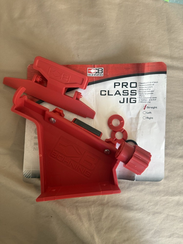 Bohning Pro Class Fletching Jig Straight Clamp