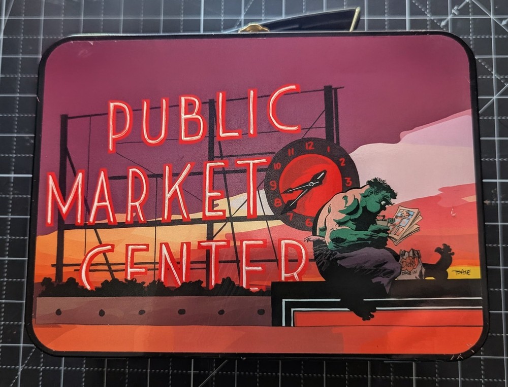 Tim Sales Commemorative Lunch Box featuring Incredible Hulk