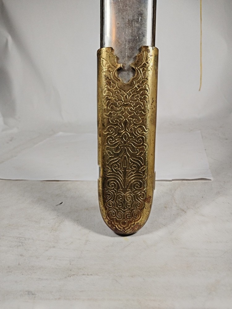 Decorative Sword 37" Long Metal Sheath Wall Decor
