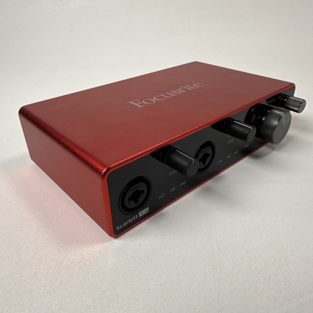 Focusrite Scarlett 4i4 3rd Gen USB Audio Interface Tested Working
