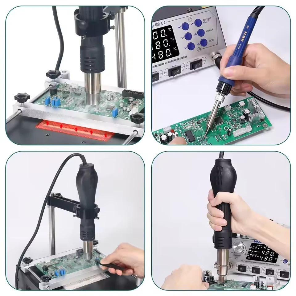 YIHUA 853AAA+ Preheater Rework Station Digital Soldering & Desoldering Station